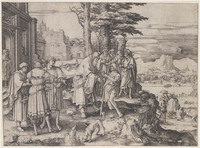 KG 01824
<br/>
Terugkeer van de verloren zoon
<br/>
<em>Leyden, Lucas van (1494-1533)</em>